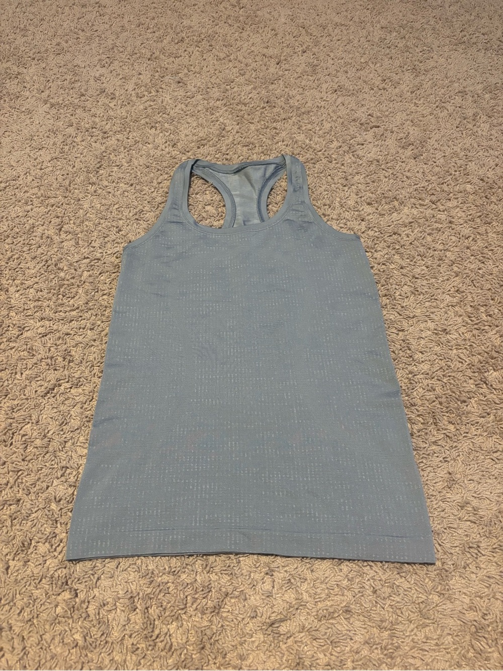 Women's Light Grey Swiftly Racerback Tank Top
